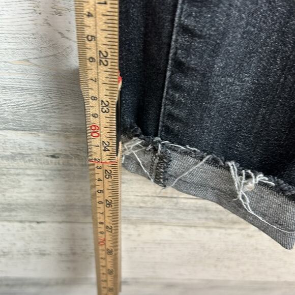 Judy Blue Distressed Holey Faded Stretchy Skinny Jeans Black Gray Size 15/32 - Picture 8 of 9